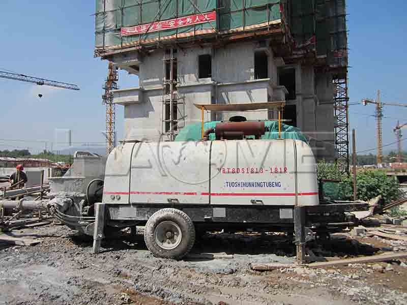 A Cheap Concrete Pumping Way: Cement Line Pump
