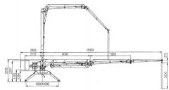 The Structure Of Concrete Boom Truck Display