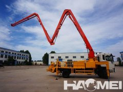 The construction advantages of concrete pump truck