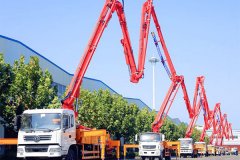 Hydraulic system of a mini concrete pump truck