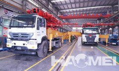 Concrete boom pump truck 42 meter for sale