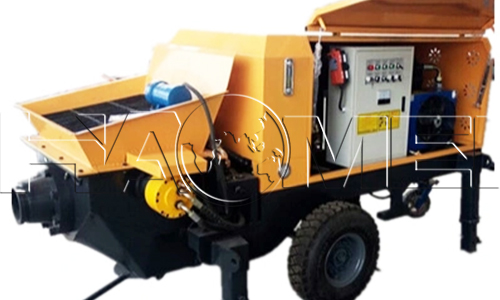 small concrete pump