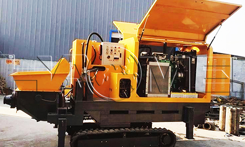 mini trailer concrete pumps