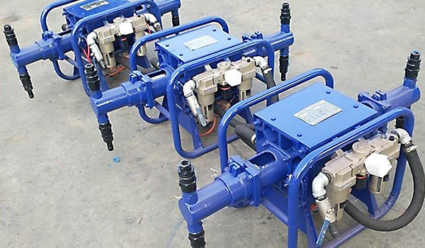 pneumatic cement pumping machine