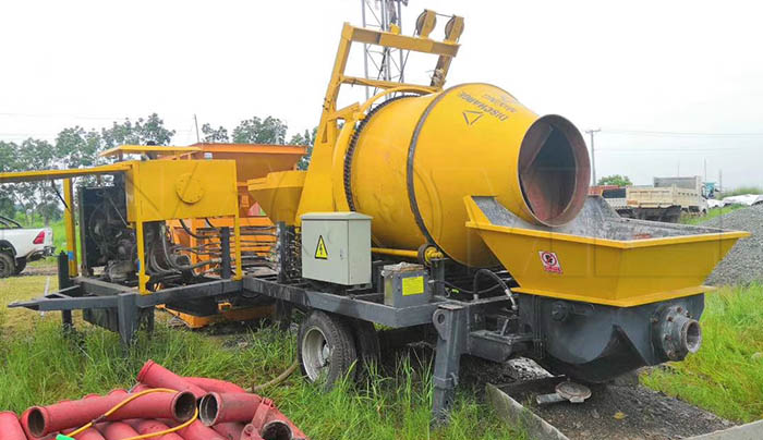 concrete mixer pump