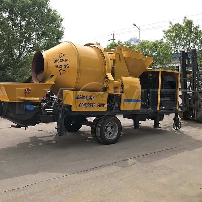 cement mixer with pump