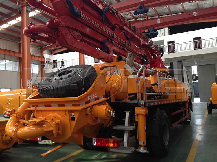 How to Operate 57 Meter Concrete Boom Pump