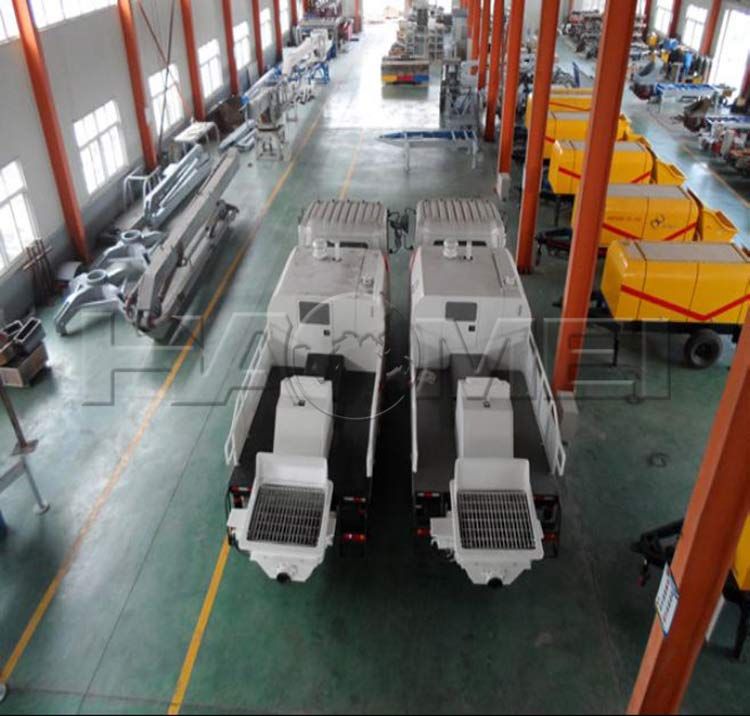 Different Types of Mounted Concrete Pumps