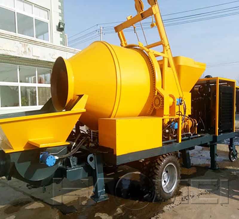 Concrete Mixer And Pump