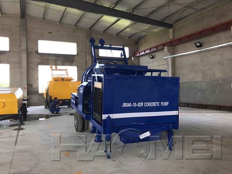 concrete mixing pump