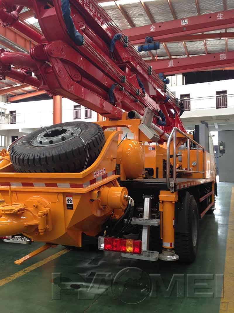 concrete boom pump truck for sale