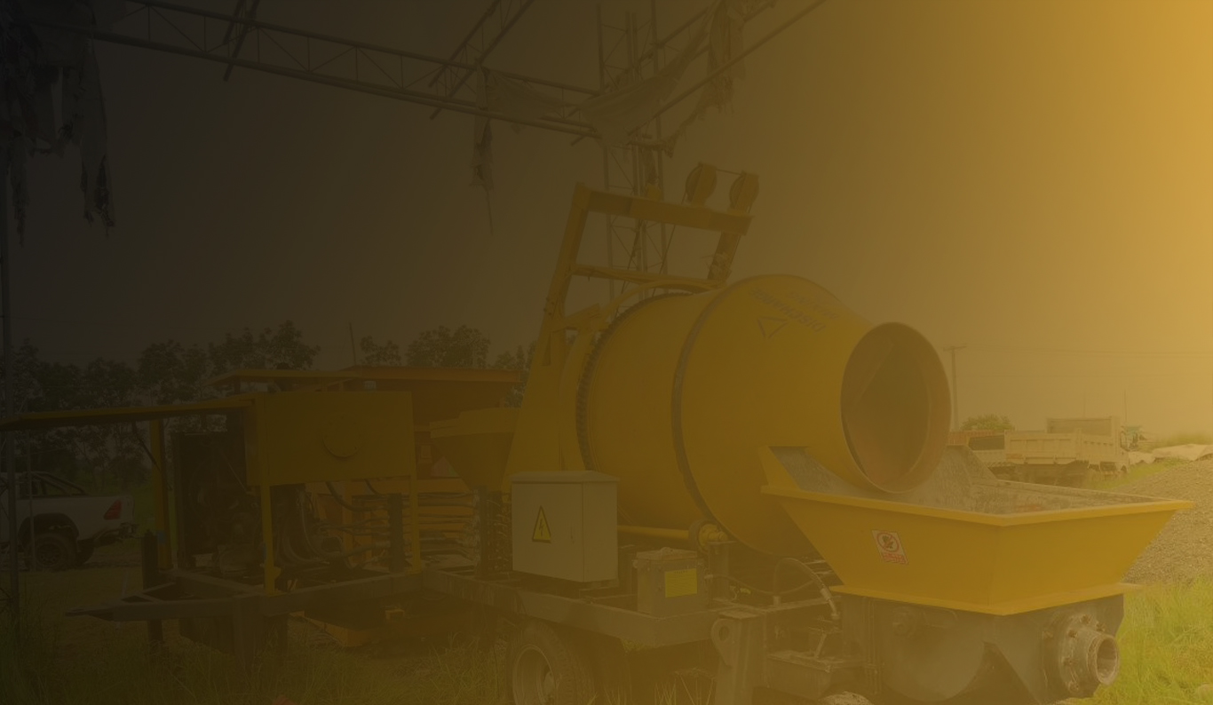 Powerful Concrete Mixer and Pump