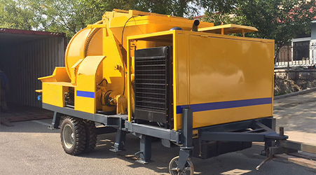 Concrete Mixer And Pump