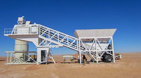 YHZS75 Mobile Concrete Plant